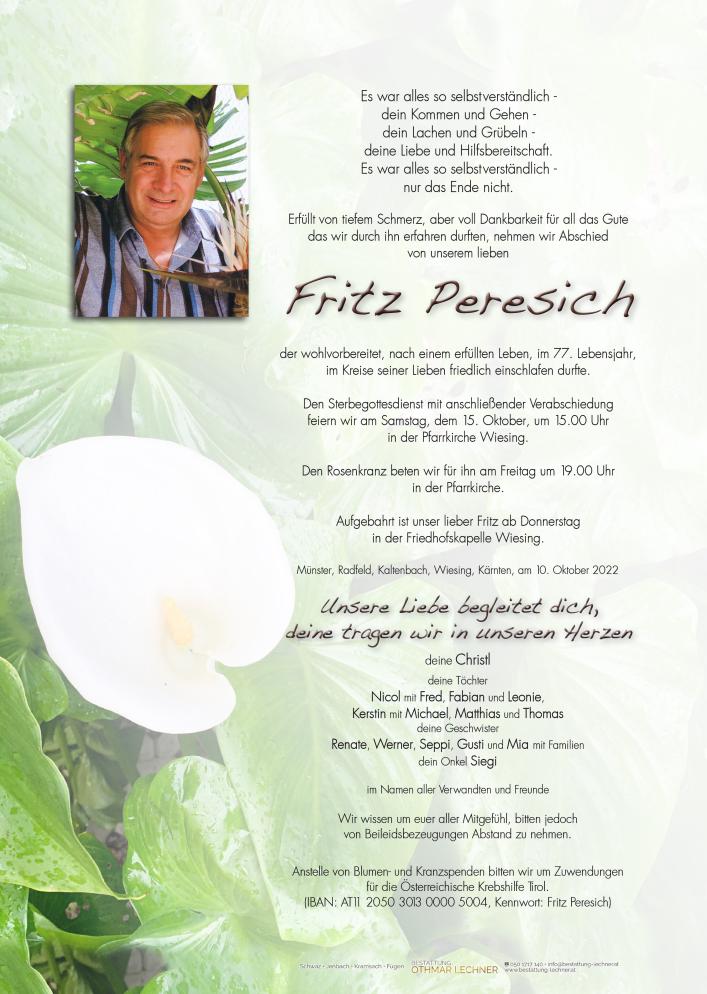 Fritz Peresich